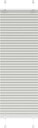  plisségardin lys grå 50x150 cm Stoff Bredde 49,4 Polyester