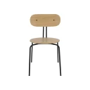 Umage Curious spisestol eik/svart metall
