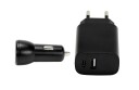 Speedlink - Wall & Car Charger Set USB-A & USB-C 15W, black