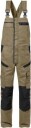 Fristads Hängslebyxa 1555 Stfp Khaki/svart C152
