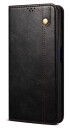 INCOVER iPhone 13 Top Button PU Skinn Deksel - Svart