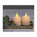 STAR TRADING 063-97 M-TWINKLE LED-STEARINLYS 2 STK HVIT 063-97
