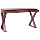  Databord brun 132x47x77 cm heltre mahogni