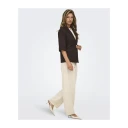 ONLY Onlbaia 2/4 Linen Bl Blazer Tlr   Brown   38
