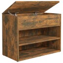 vidaXL Skobenk r?kt eik 60x30x45 cm konstruert tre