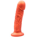 Tantus Goliath Vibrerende Super Soft Dildo 18,4 cm   - Oransje