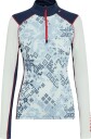 Helly Hansen W Lifa Merino Midw Gra 1/2 Zip   BRIGHT BLUE   XS