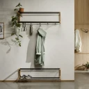 Essem Design Anna Skohylle 120 cm Hvit Eik