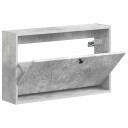 vidaXL Vegghengt skoskap DELFT 71 x 17 x 43 cm Konstruert tre