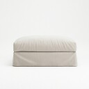 Decotique Le Grand Air Fotskammel Lin Creamy White