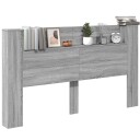 Hodegavl Grå Sonoma 180 x 16,5 x 103,5 cm Konstruert tre