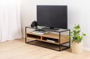 Sakila TV-benk 40 cm - Transparent