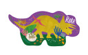 FLOSS & ROCK Dino 12pc Shaped Jigsaw with Shaped Box 41P3663