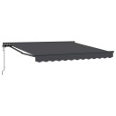  Innvendbar Markise Antrasitt 350x250 cm