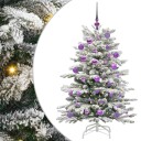  Kunstig sammensatt juletre Hvit 120 cm PE og PVC