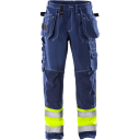 Fristads Hantverkarbyxa 247 Fas, Klass 1 Varsel Gul/mörkblå C154
