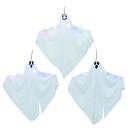  Halloween Hengegeist med 3 LED 3 pcs Hvit 52 x 62 cm