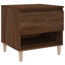  Nattbord brun eik 50x46x50 cm konstruert tre 8720845668914