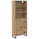  Høyskap med skuff Artisan Eik 69,5 x 34 x 180 cm Konstruert tre