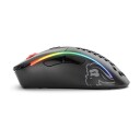 Glorious Model D- Wireless - Matte Black - Gaming mus - Optisk - 6 - Svart med RGB-lys