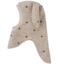 Huttelihut Balaclava Ears Emb. Wool   SAND MELANGE   48\6 12M