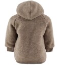 Engel Hooded Cardigan m. Træknapper Walnuss Mélange 62-68