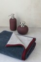 Mette Ditmer Soft gjestehåndkle 40x55 cm 2-pack Midnight blue-light grey