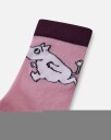 Reima Moomin Randig sokker i ullblanding til barn   grey pink (34 37)   34 37