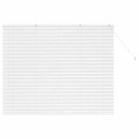  Vindu Persienne med gardiner Manual Hvit Aluminium