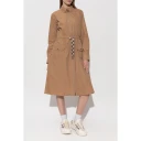 Moncler Dame Kjoler Brun S,