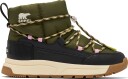 Sorel Women's Whitney™ III Slip On Waterproof Utility Green Black 37