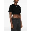 Off White Dame Topper Svart M,