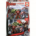 Marvel Educa Avengers Puslespill 2x100 Brikker