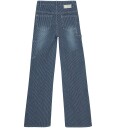 Indian Blue Jeans Wide Worker Striped Pants - Blue - 164