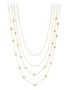 Bud to rose Bead Layer Necklace Gold - Gold - ONE SIZE