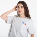 New Balance Athletics Premium Logo Hip Length Relaxed T Shirt   Grey   L