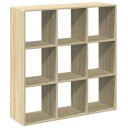Romdeler bokhylle sonoma eik 102x29x103,5 cm konstruert tre