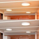 Arcchio Noabelle LED-taklampe, hvit, 80 cm