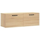 vidaXL Veggskap 2 stk sonoma eik 100x36,5x35 cm konstruert tre