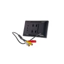 Ampire 5" LCD-Skjerm  AHD/CVBS  2xRCA inngang. 12V-24V