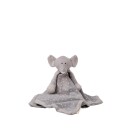 Økologisk nusseklud elefant m u navn fra Teddykompaniet