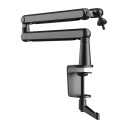 Fifine Low-Profile Boom Arm Stand - Svart Mikrofonstativ