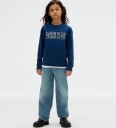 Calvin Klein Collegegenser   Terry Sesongbasert Logo   Blue Jean   Calvin Klein   10 år 140   Collegegenser   Blå