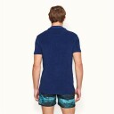 Orlebar Brown Terry Towelling Polo Shirt - Blue Wash