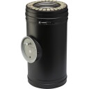 150 mm Metalbestos tre 500 mm lengde med trekkstabilisator 150mm x 500mm