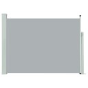 vidaXL Uttrekkbar sidemarkise 120x500 cm grå