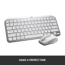 Logitech MX Keys Mini Trådløst Tastatur Pall Grå Nordisk