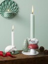 Dottir Sweet Stories lysestake piggsvin h4 cm mosegrønn