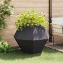 vidaXL Plantekassed 2 pcs Antrasitt 100 x 100 x 80 cm Stål