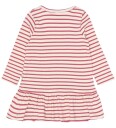Petit Piao Kjole - PPSky - Mauvewood Striped - Petit Piao - 2 år (92) - Kjole Beige Bordeaux Hvit Rosa
